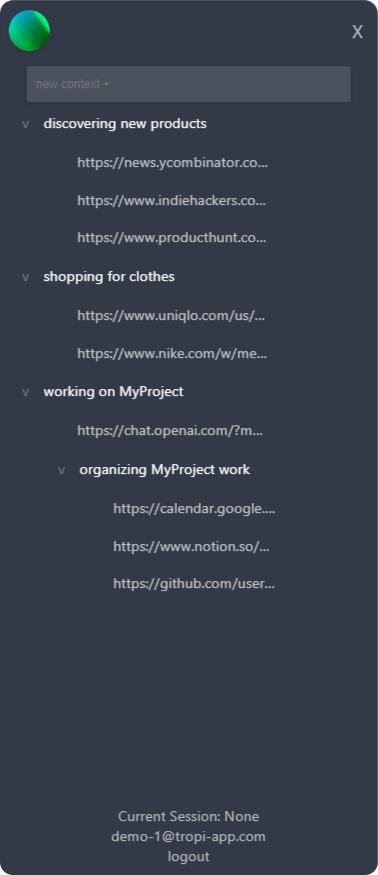 tropi sidebar
